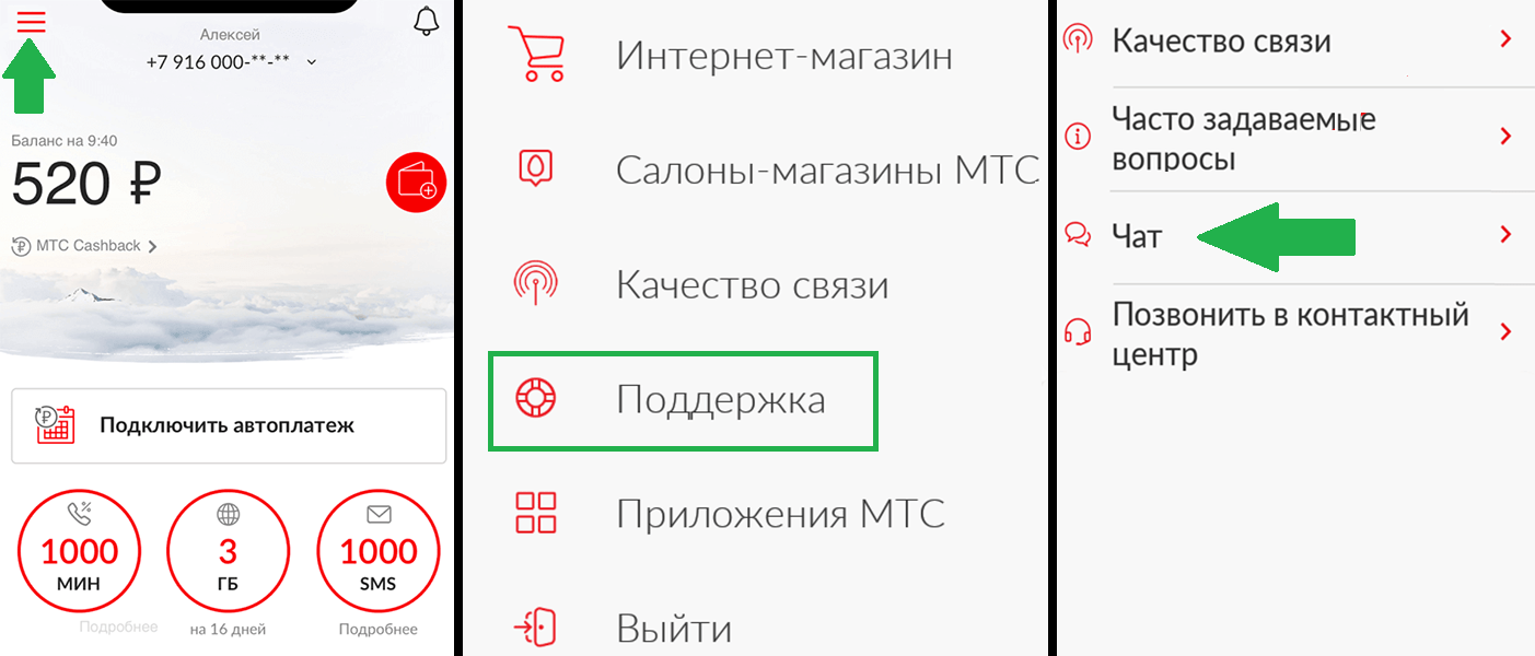 Все способы связаться с консультантом МТС