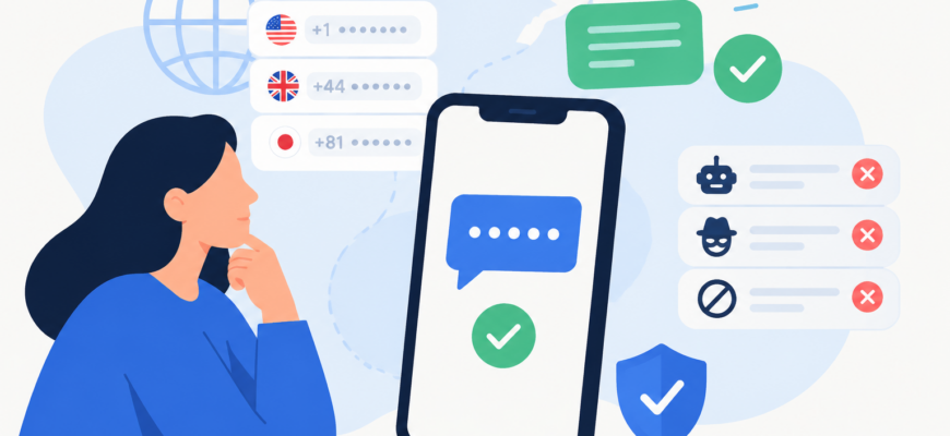 Как выбрать виртуальный номер для СМС-подтверждения аккаунтов и избежать ошибок